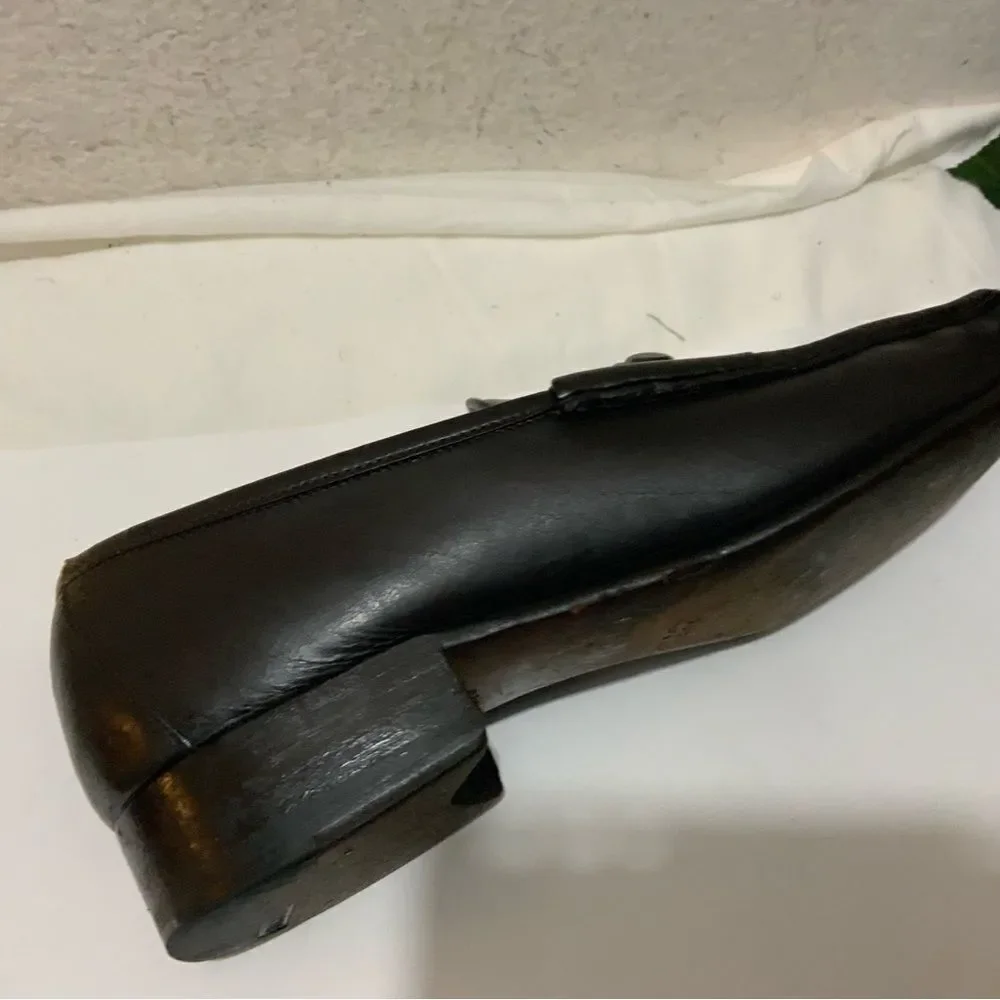 Vintage Gucci Classic Brown Leather Horsebit Loafers Men’s 43 1/2 S